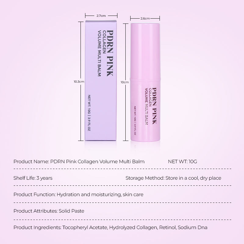 Retinol Pdrn Pink Collagen Volume Multi Face Balm Sodium Dna Anti Wrinkle Stick - 9